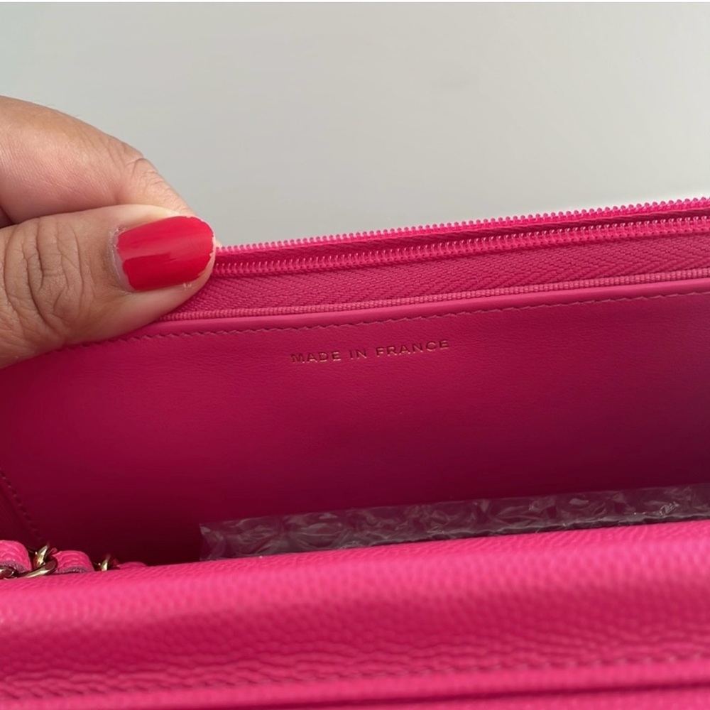 Authentic Chanel woc caviar pink bag - Picture 8 of 14